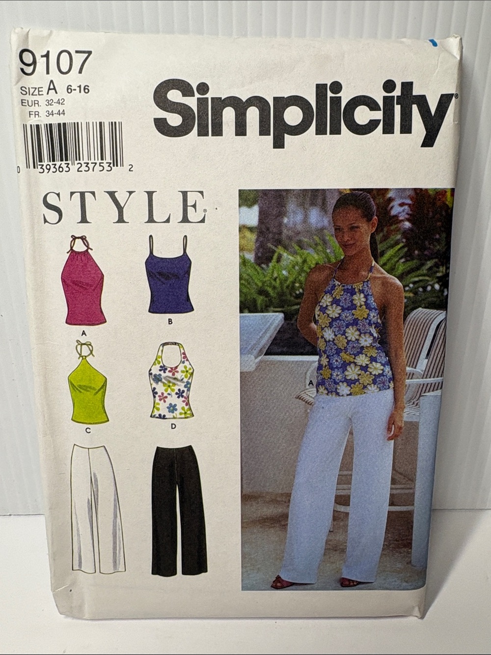 Simplicity Patterns 9107 Knit Tops & Pants sizes 6-16